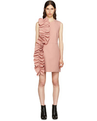 MSGM Pink Ruffle Dress