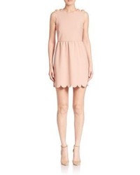 RED Valentino Scalloped A Line Dress