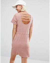 Daisy Street Sweat Dress With Cage Back