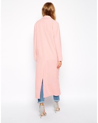 Asos Collection Crepe Duster Jacket In Maxi Length