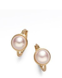 Majorica 10mm Mabe Pearl Earrings