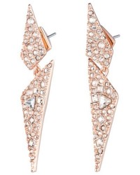 Alexis Bittar Crystal Encrusted Dangling Drop Earrings