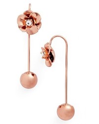 Kate Spade Flower Hanger Drop Earrings