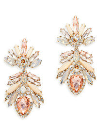 Marchesa Jewelry Petunia Stone Drop Earrings
