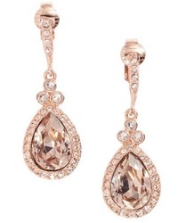 Givenchy Pear Crystal Drop Earrings