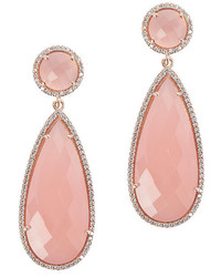 Susan Hanover Pink Quartz Drop Earrings