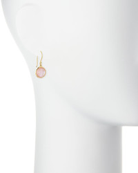 Ippolita Rock Candy Lollipop 18k Mini Pink Mother Of Pearl Doublet Drop Earrings