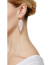 Kendra Scott Rose Quartz Skylar Earrings