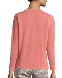 Peserico Knitted Embellished Top