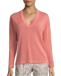 Peserico Knitted Embellished Top