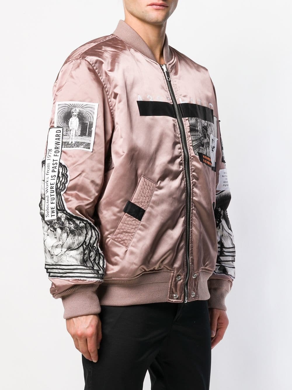 diesel pink bomber jacket