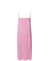 Pink Embellished Cami Dress