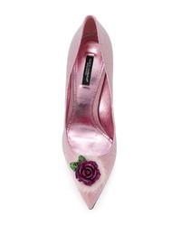 Dolce & Gabbana Lori Rose Applique Pumps