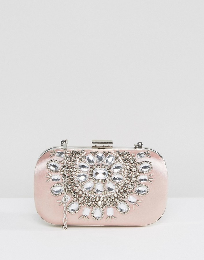 True Decadence Embellished Oval Hard Clutch Bag, $48 | Asos | Lookastic