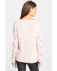 Joie Myron Embellished Wool Cashmere Sweater