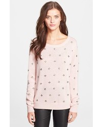 Joie Myron Embellished Wool Cashmere Sweater
