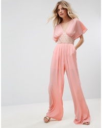 Traffic People Tailored Jumpsuit With Embellished Waistband