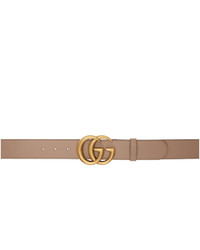 Gucci Pink Leather Gg Belt