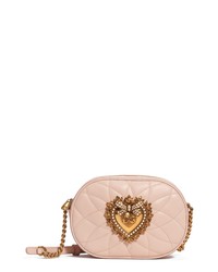 Dolce & Gabbana Devotion Matelasse Leather Bag