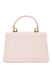 Dolce And Gabbana Pink Small Moire Devotion Bag