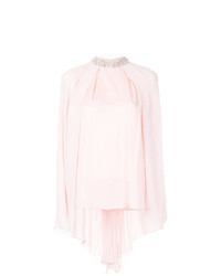 Pink Embellished Long Sleeve Blouse