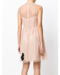 RED Valentino Mesh Butterfly Embellished Dress