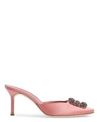 Manolo Blahnik Hangisi Embellished Mule