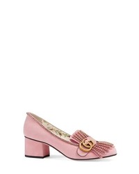 Gucci Gg Marmont Crystal Embellished Pump