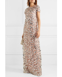 Carolina Herrera Embellished Tulle Gown