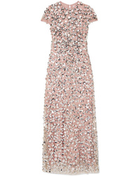 Carolina Herrera Embellished Tulle Gown