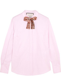 Pink Embellished Shirt