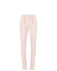 Pink Embellished Skinny Jeans