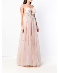 Loulou Embellished Tulle Maxi Dress