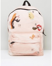 Asos X Lot Stock Barrel Backpack With Embroidery