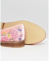 Asos Musical Embroidered Flat Shoes