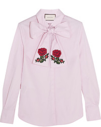 Pink Embroidered Blouse