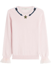 Mary Katrantzou Embroidered Cashmere Pullover