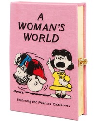 Olympia Le-Tan A Womans World Embroidered Book Clutch