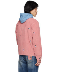 Icecream Pink Embroidered Jacket