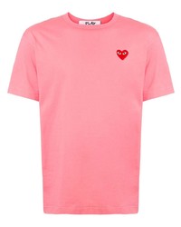 Comme Des Garcons Play Comme Des Garons Play Embroidered Heart Regular Fit T Shirt