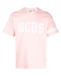 Gcds Embroidered Logo Cotton T Shirt