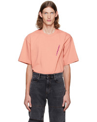 Y/Project Pink Embroidered T Shirt