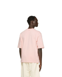 AMI Alexandre Mattiussi Pink Oversize Ami De Coeur T Shirt