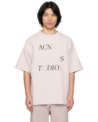 Acne Studios Purple Embroidered T Shirt