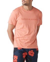 Rodd & Gunn Thomsons Crossing T Shirt In Coral At Nordstrom