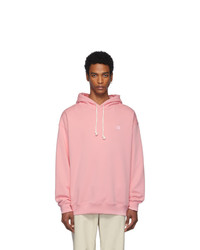 Acne Studios Pink Oversized Farrin Face Hoodie