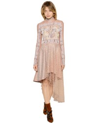 Peter Pilotto Embroidered Jersey Lace Dress