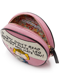 Olympia Le-Tan Embroidered Cotton War And Peace Shoulder Bag