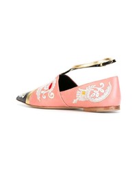 Etro Embroidery Trim Slippers
