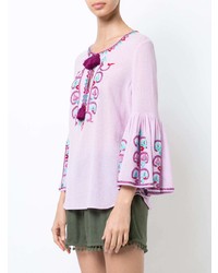 Figue Britt Embroidered Peasant Blouse